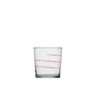 Tumbler con la canzone T'al Digh In Piasintein