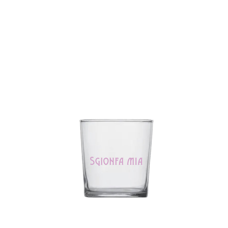 Tumbler con scritta Sgionfa Mia