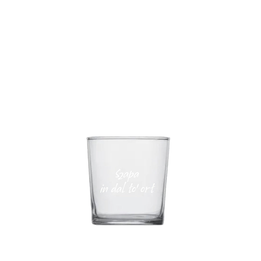 Tumbler con scritta Szapa In Dal To Ort