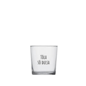 Tumbler con scritta Tola so dulsa