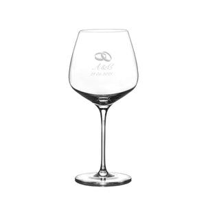 Personalized Celebration wine glass