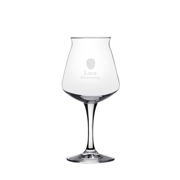 Bicchiere Da Birra Personalizzato Con Nome - Angolo Del Regalo - 63 Cl, Incisione Laser, Idea Regalo